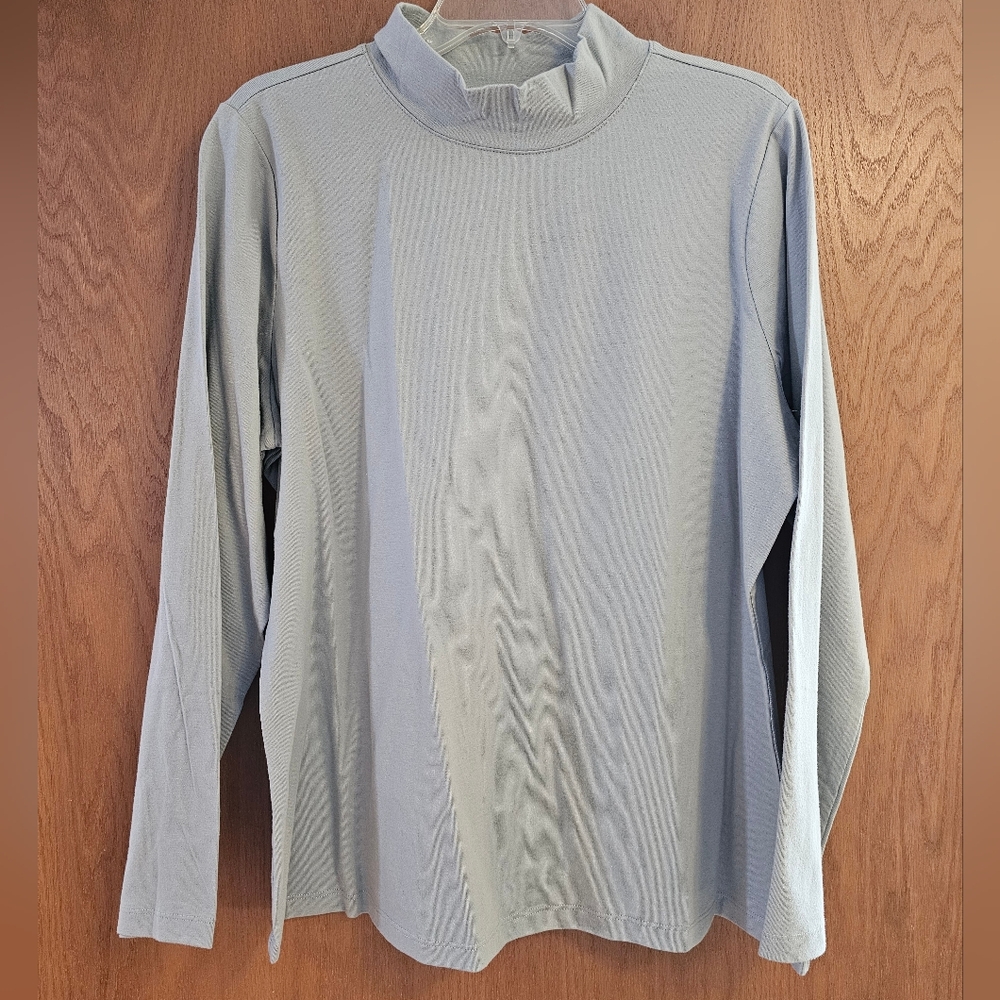 NWOT!  d & co.  mock turtleneck shirt